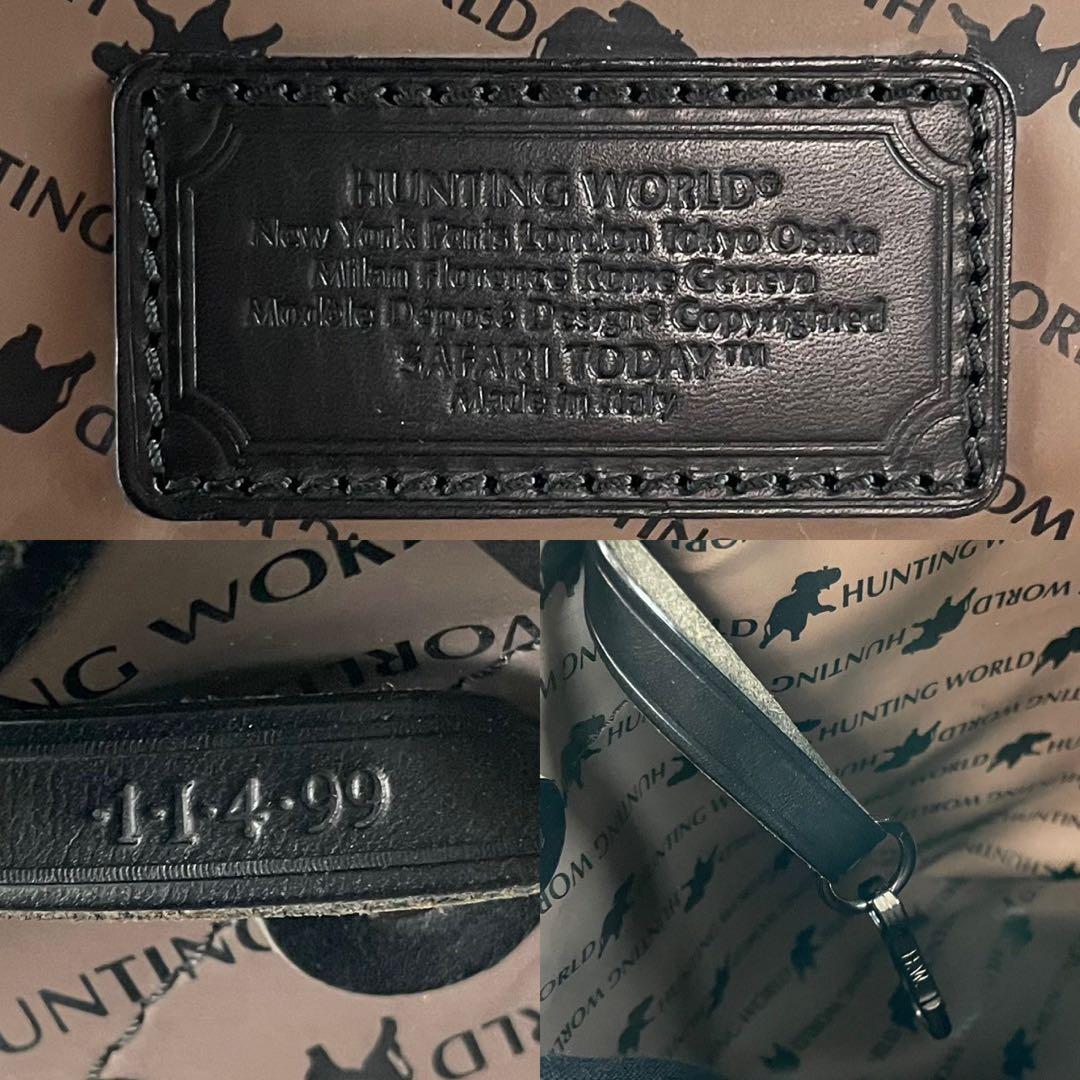 S.S.D様　ハンティングワールド　メッセンジャーバッグ　フラップ　キャンバス