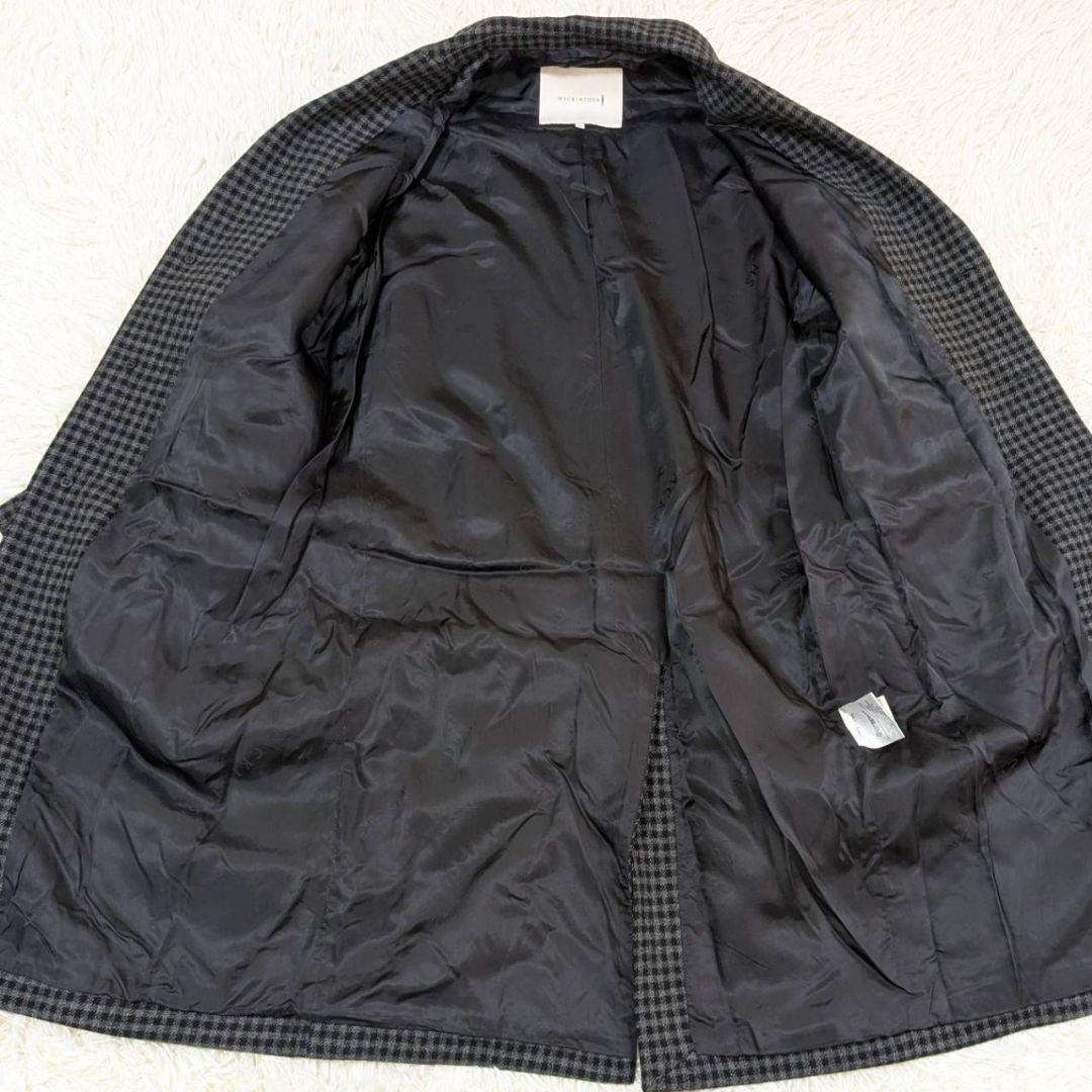 マッキントッシュ チェスターコート シェパードチェック ギンガムチェック 42