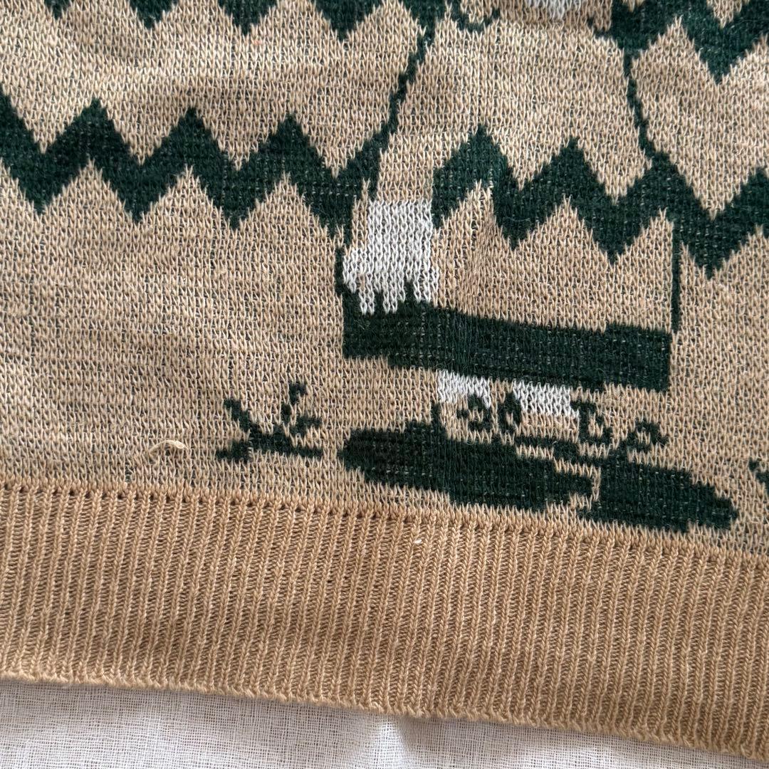 貴重　レア　70s ARROWヴィンテージ ニット セーター チャーリーブラウン