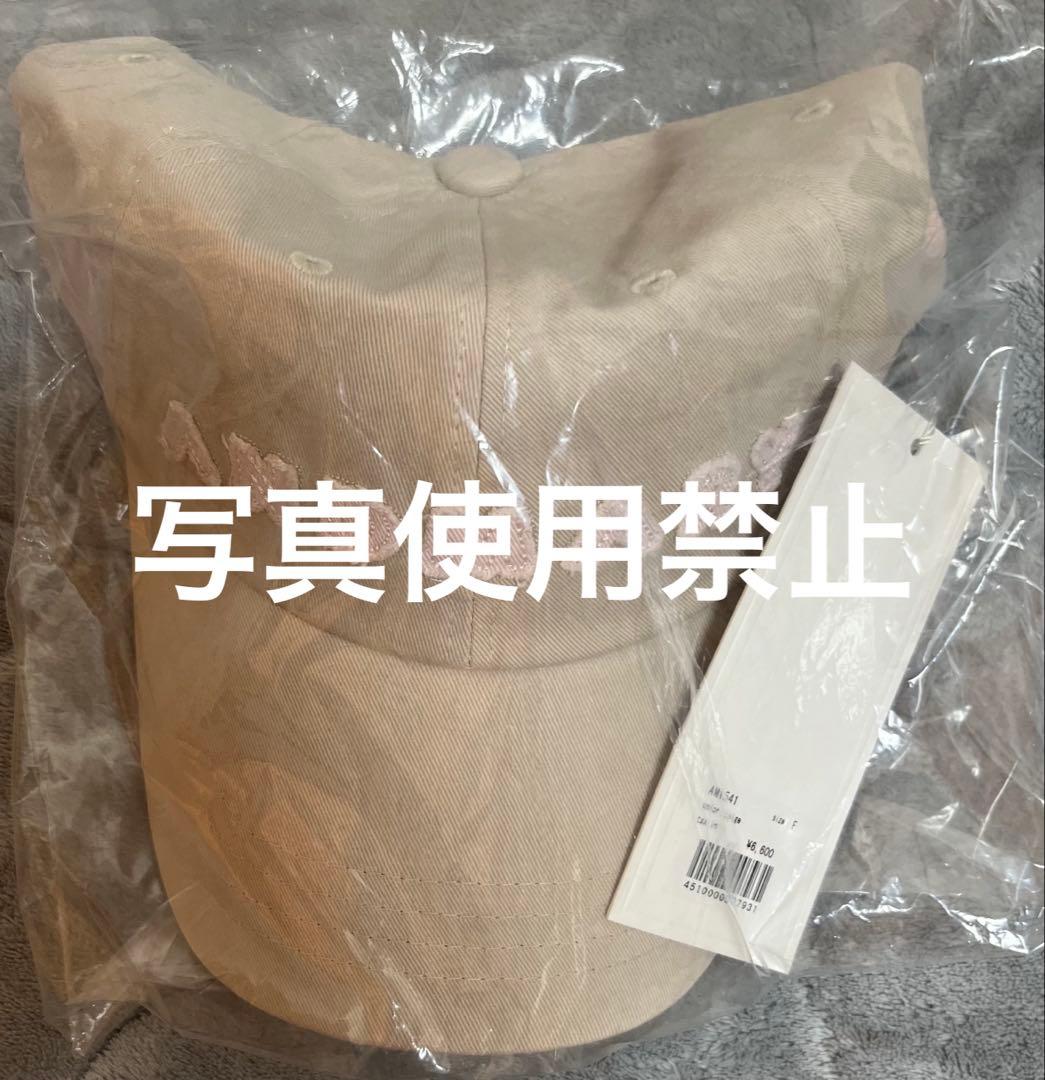 andmary アンドマリー Mary logo cap beige ベージュ