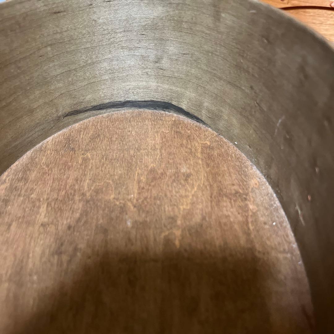 井藤昌志　#4 オーバルボックス　シェーカーボックス　グレー　草木染め