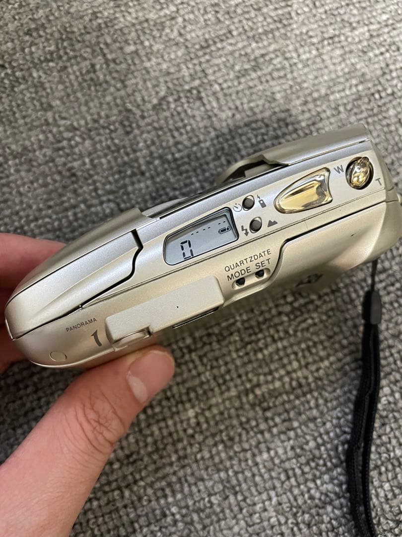 通電確認OLYMPUS μ[mju:]-II 80 VF フィルムカメラ