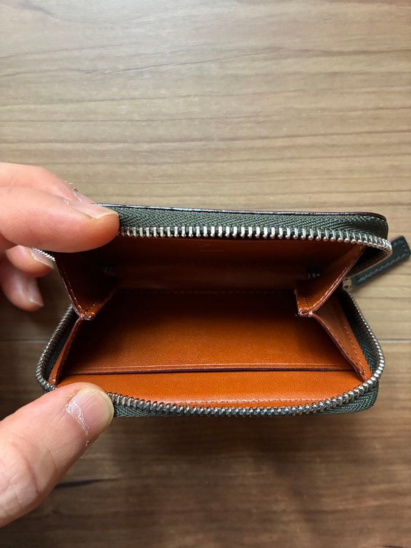 こそこそセール【土屋鞄　ブライドル　ファスナーパース　カードケース】