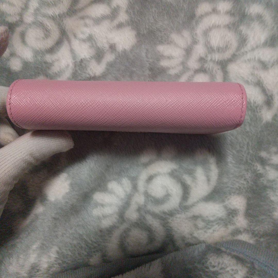 PRADA サフィアーノピンク 二つ折り財布