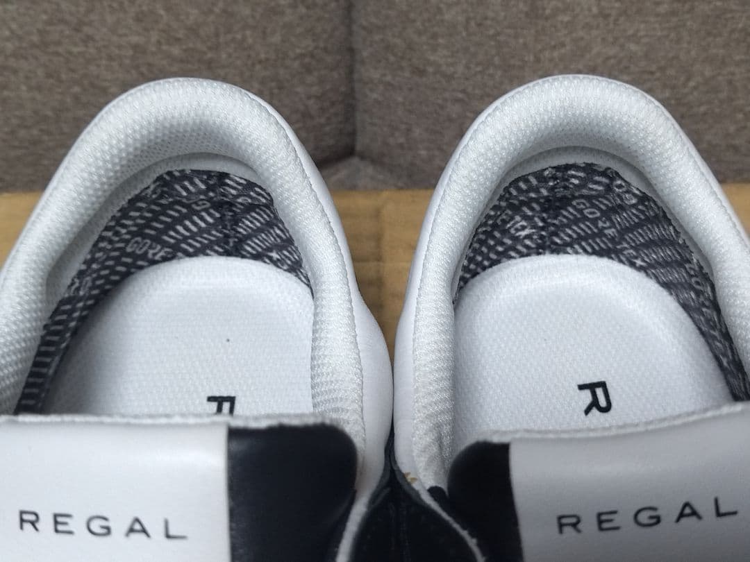 【美品】REGAL 25.5 ゴアテックス 黒 レザー スニーカー 51DL