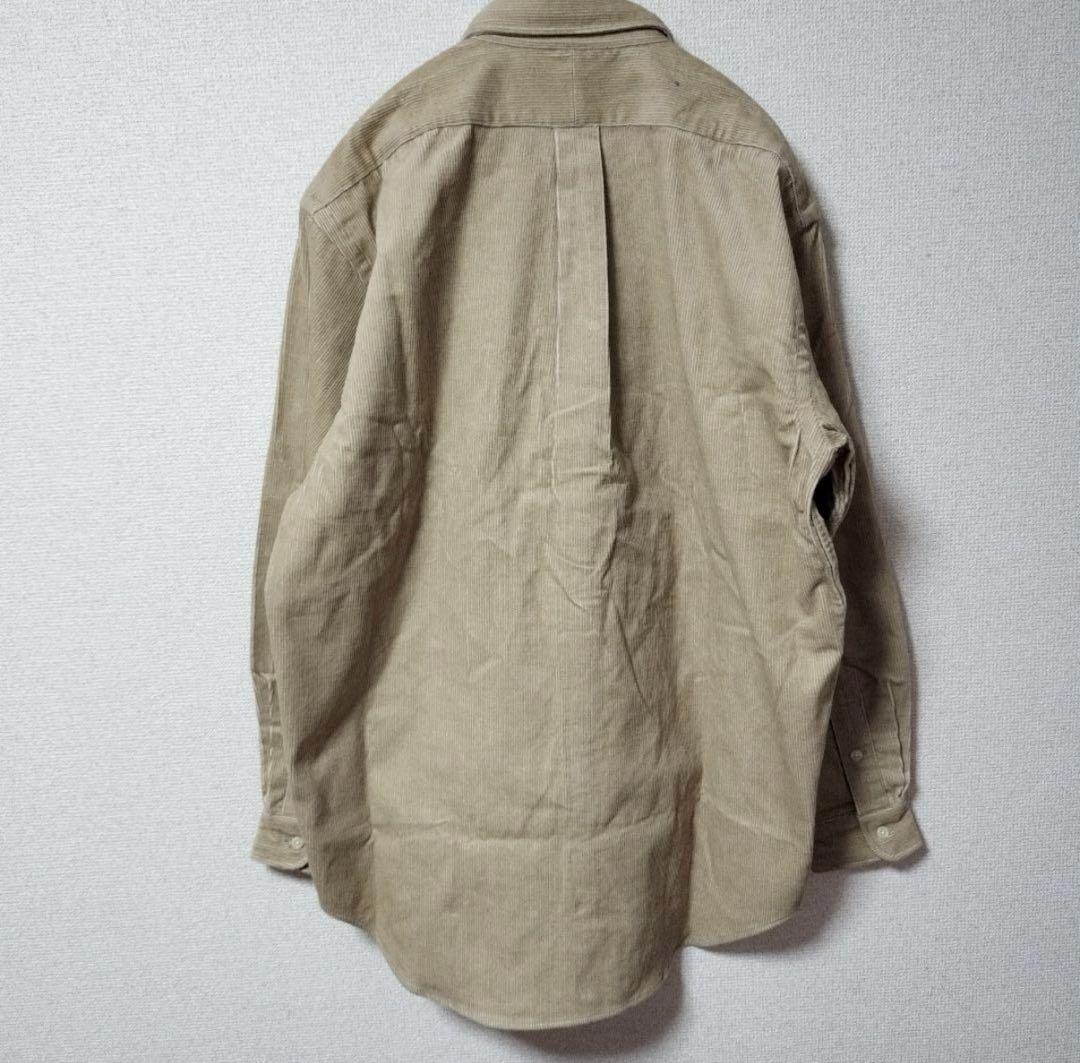 タグ付き 新品 ポロ ラルフローレン コーデュロイ ベージュ シャツ Mサイズ