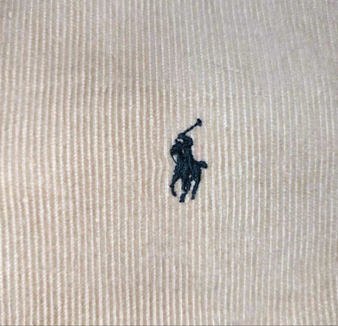 タグ付き 新品 ポロ ラルフローレン コーデュロイ ベージュ シャツ Mサイズ
