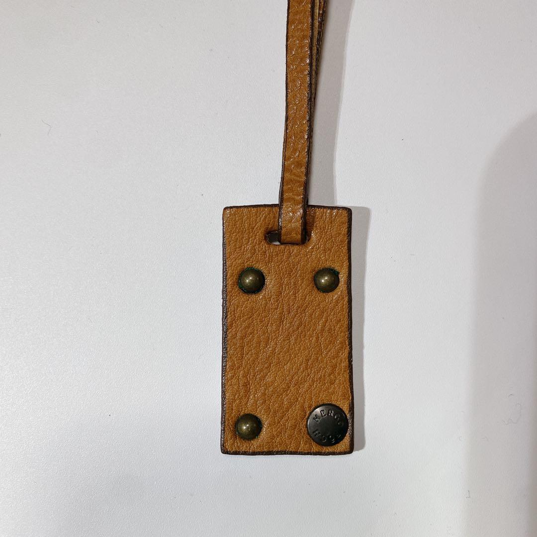 HERGOPOCH レザーボディバッグ キャメルカラー 日本製