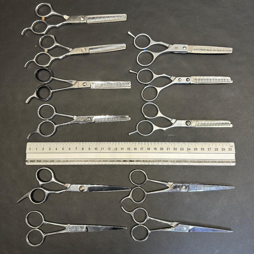♡Bb右1017 理美容道具 ハサミ スキバサミ シザー など 54点まとめ