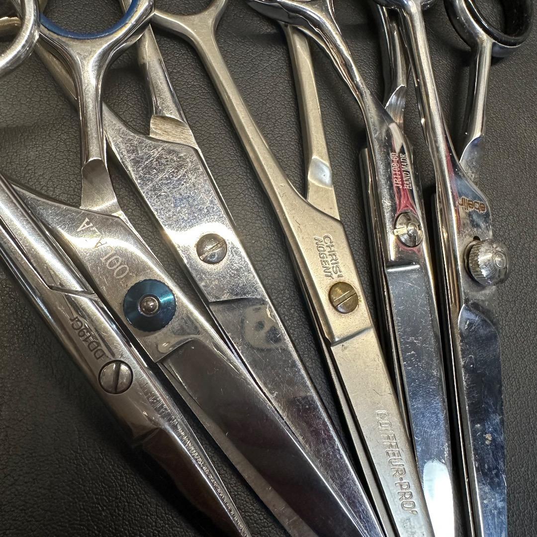 ♡Bb右1017 理美容道具 ハサミ スキバサミ シザー など 54点まとめ