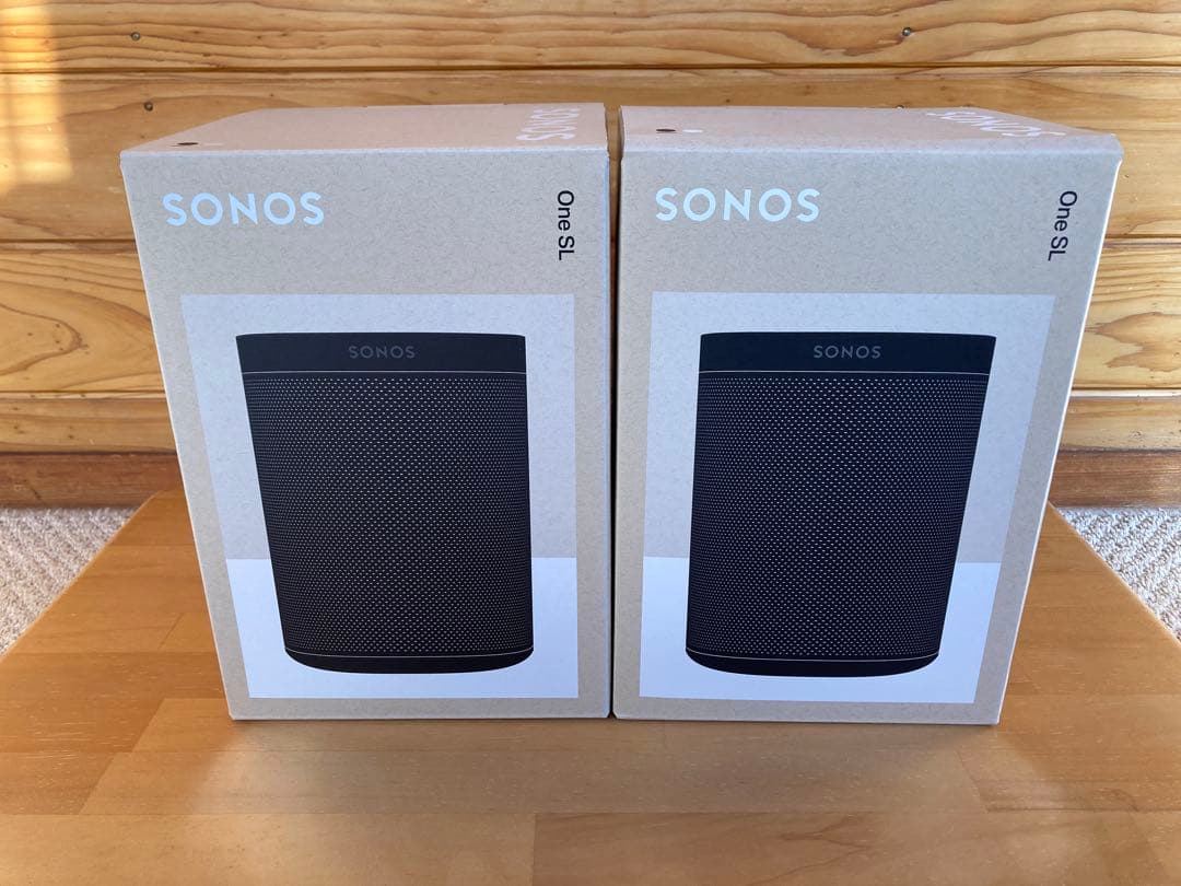 《新品未開封品》SONOS One SL ブラック 2個セット