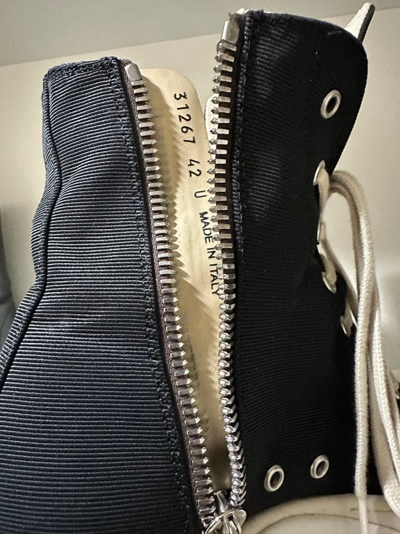 靴 RICK OWENS DRKSHDW HIGH ABSTRACT 42