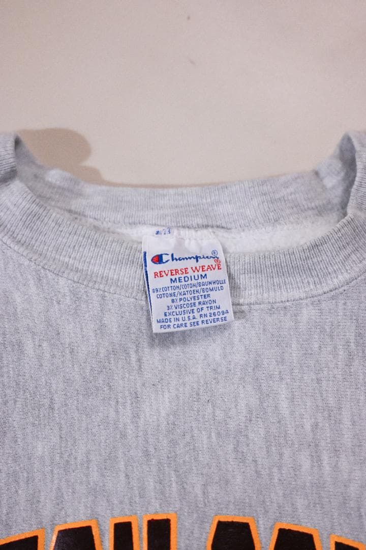 【90s】リバースウィーブ 刺繍タグ アメリカ製