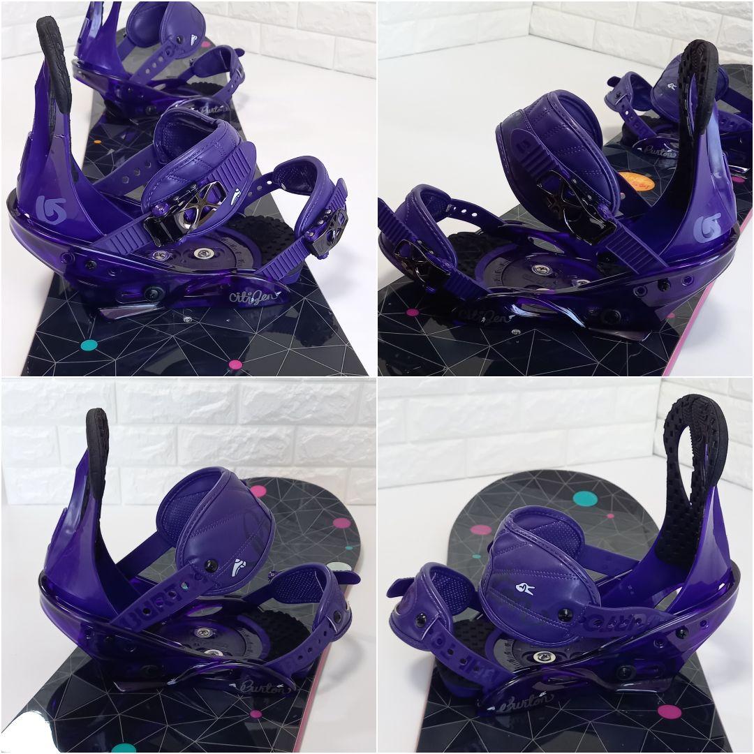 BURTON 2点セット スノーボード GENIE145 バイン CITIZEN