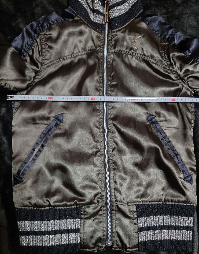 00’s ヒステリックグラマー 刺繍 スカジャン　ブルゾン