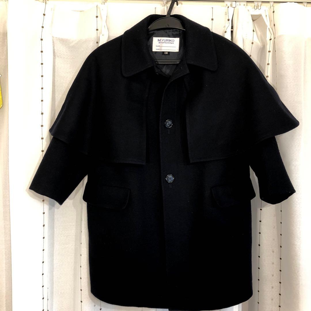 子供用　フォーマルコート　紺色　130cm