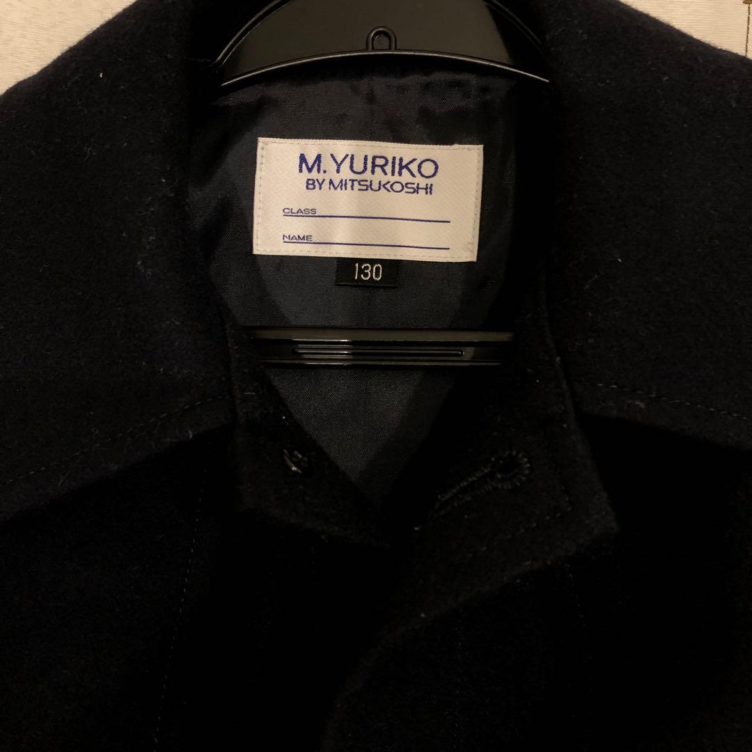 子供用　フォーマルコート　紺色　130cm