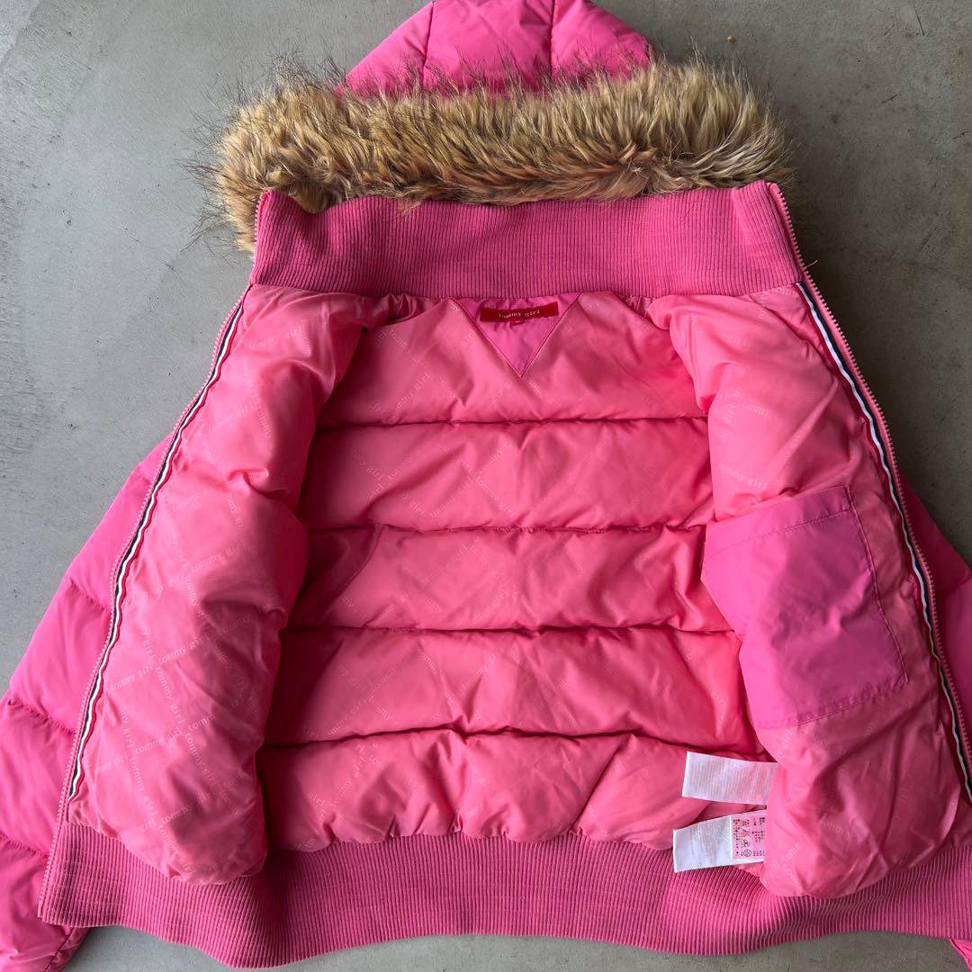 【 girl】トミーガール　M　ダウンジャケット　y2k　ピンク