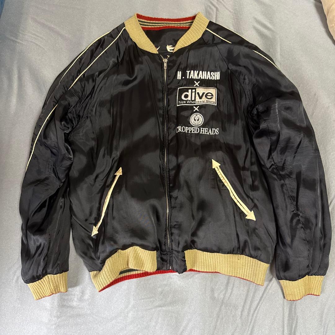 クローズZERO×ワースト×CROPPED HEADS コラボ スカジャン L