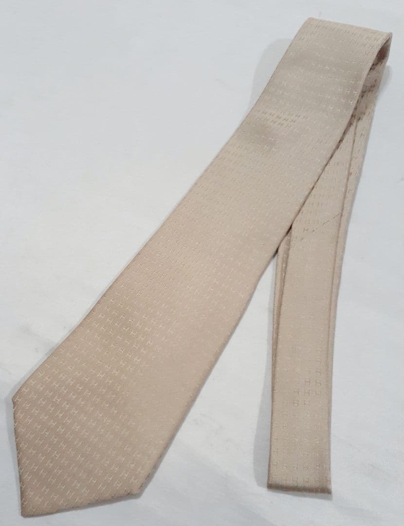 HERMES エルメス H柄 ファソネ ネクタイ