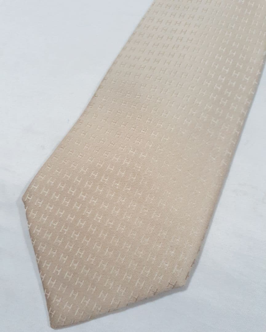 HERMES エルメス H柄 ファソネ ネクタイ
