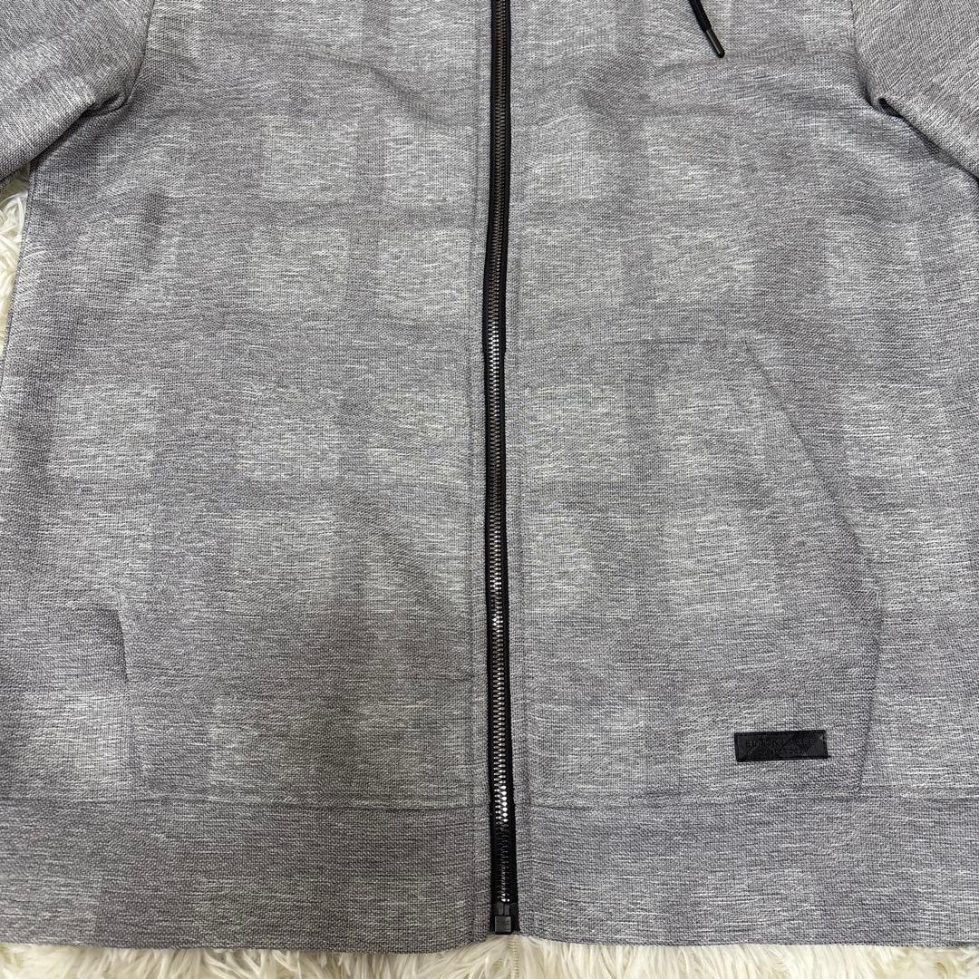 ブラックレーベルクレストブリッジ チェックメランジパーカー