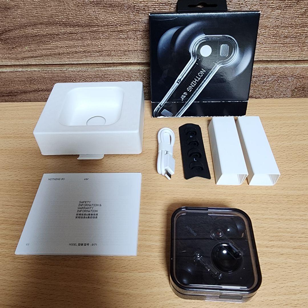 ナッシング ワイヤレスイヤホン NOTHING Ear B171 BLACK