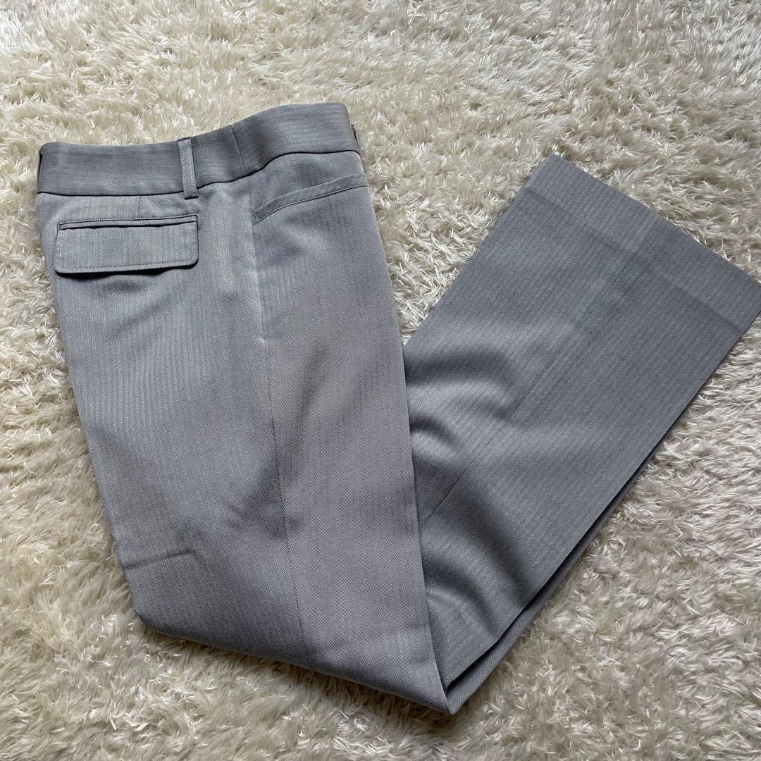 【バッター液様】☆23区 パンツスーツ セットアップ ライトグレー 38