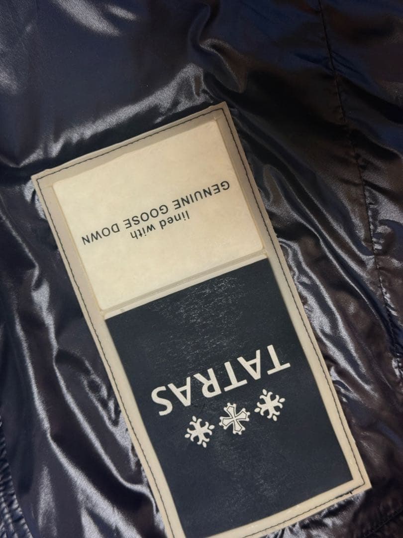 TATRAS ブラック ダウンジャケット メンズ