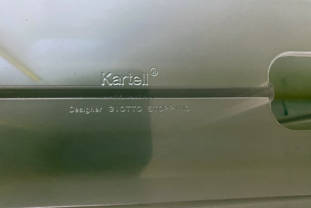 超希少色 Kartell カルテル ポルタリビステ マガジンラック