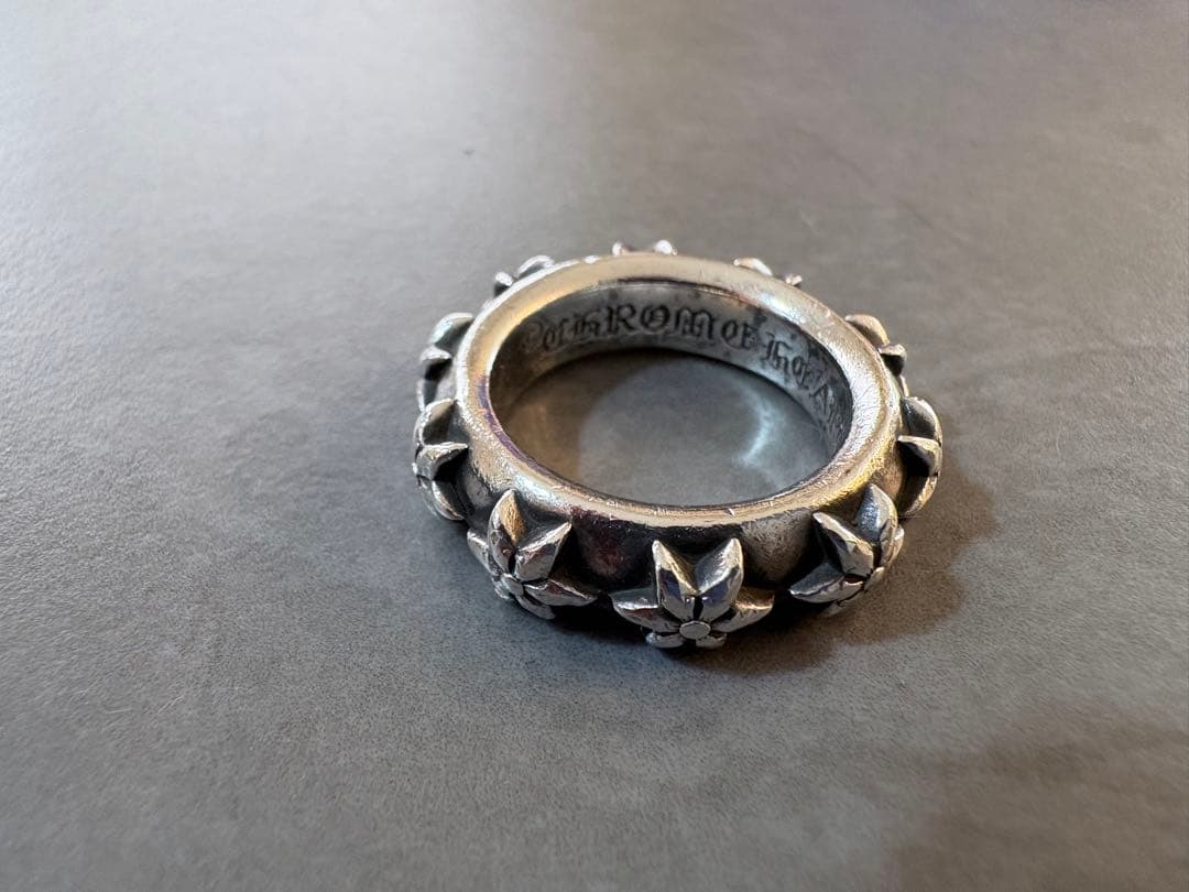 クロムハーツ スターバンドリング 指輪 アクセサリー シルバー　13号