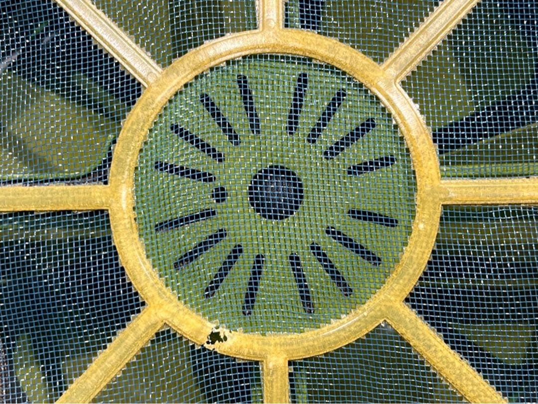 縦型 窓用換気扇 当時物 扇風機 緑 インテリア 昭和レトロ レトロポップ