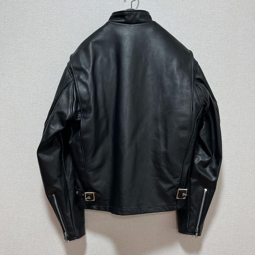 【極美品】Schott シングル レザージャケット 38 ファー ライナー付き