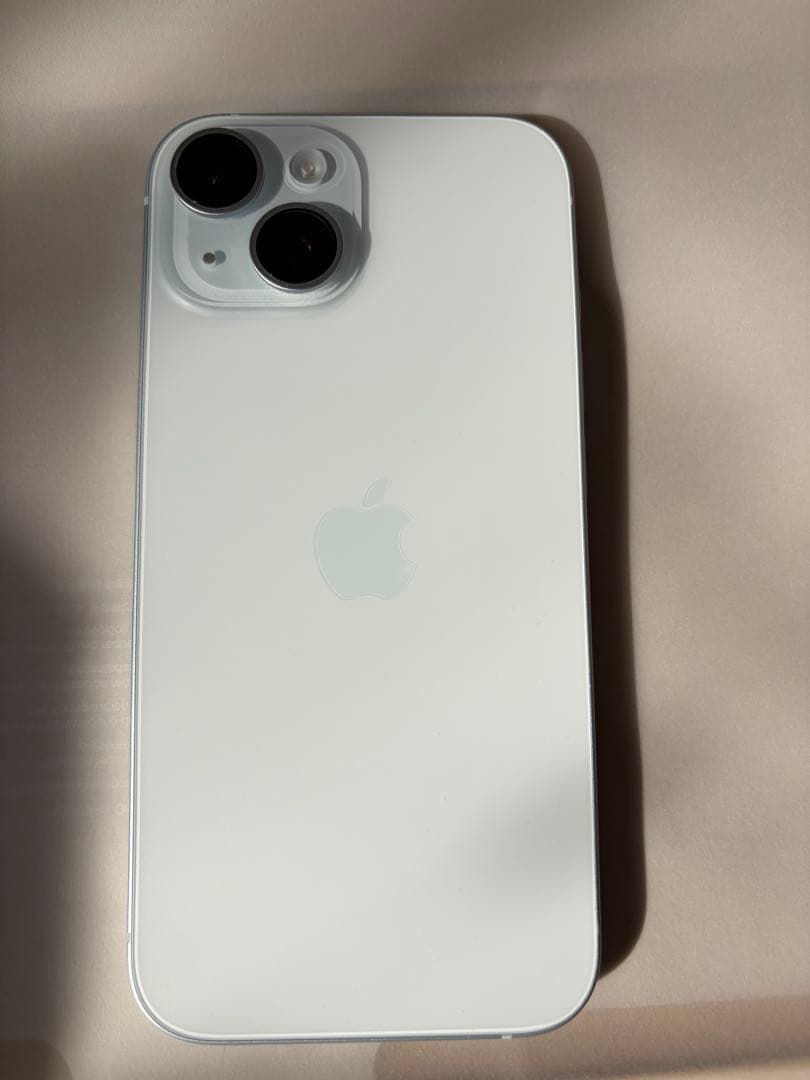 iPhone15 128GB ブルー 極美品！