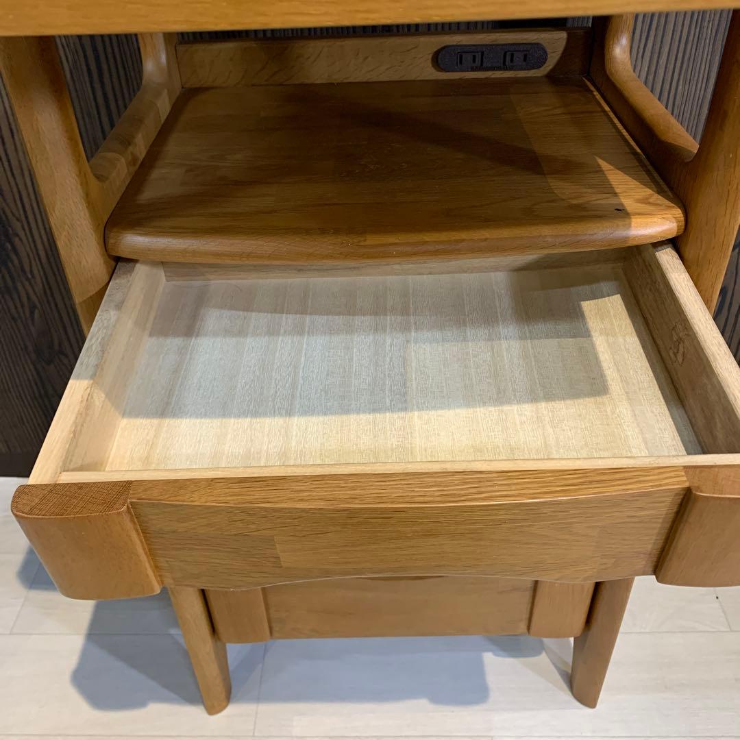 マルニモッコウ　電話台　FAX台