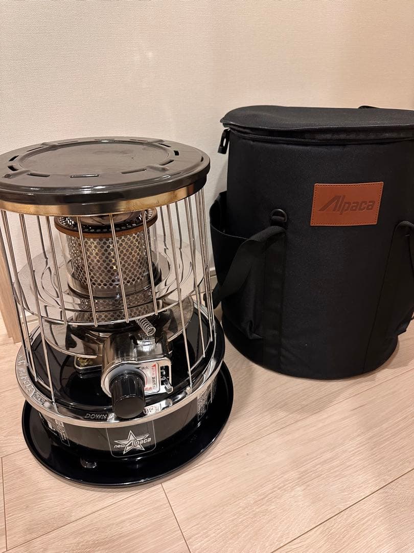 【Alpaca ストーブ】 アルパカストーブ　ブラック　収納バッグ付き