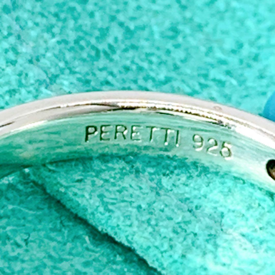 美品 ティファニー スタッキング バンド サファイア リング 約10号 シルバー