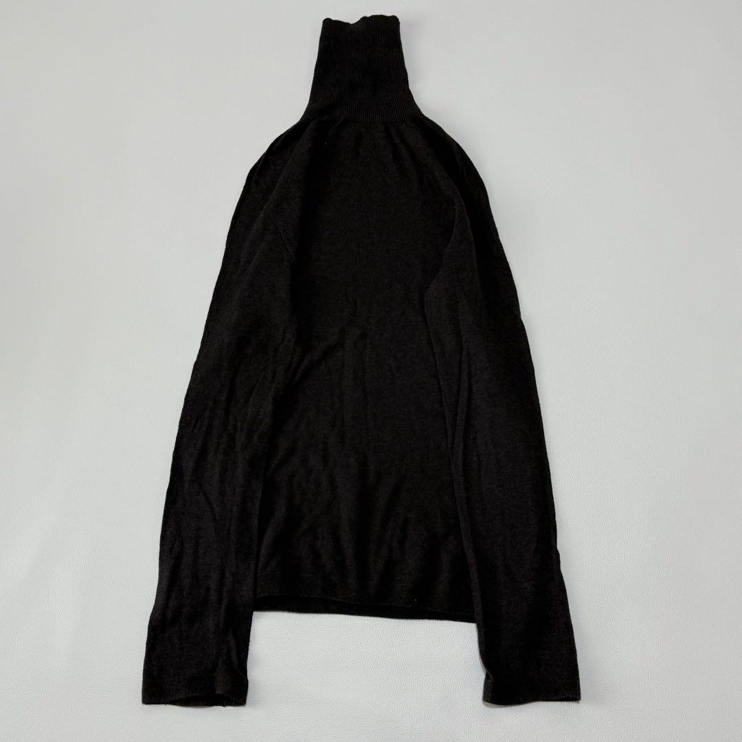 45R スーピマOG超ガーゼのタートルネックＴシャツ R刺繍