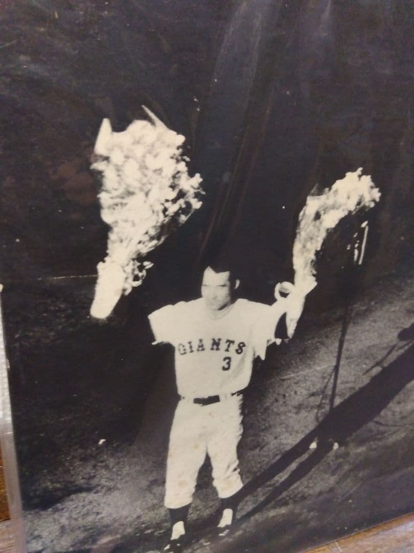 メ*3様 ⚾️ 長嶋茂雄氏　引退試合モノクロパネル
