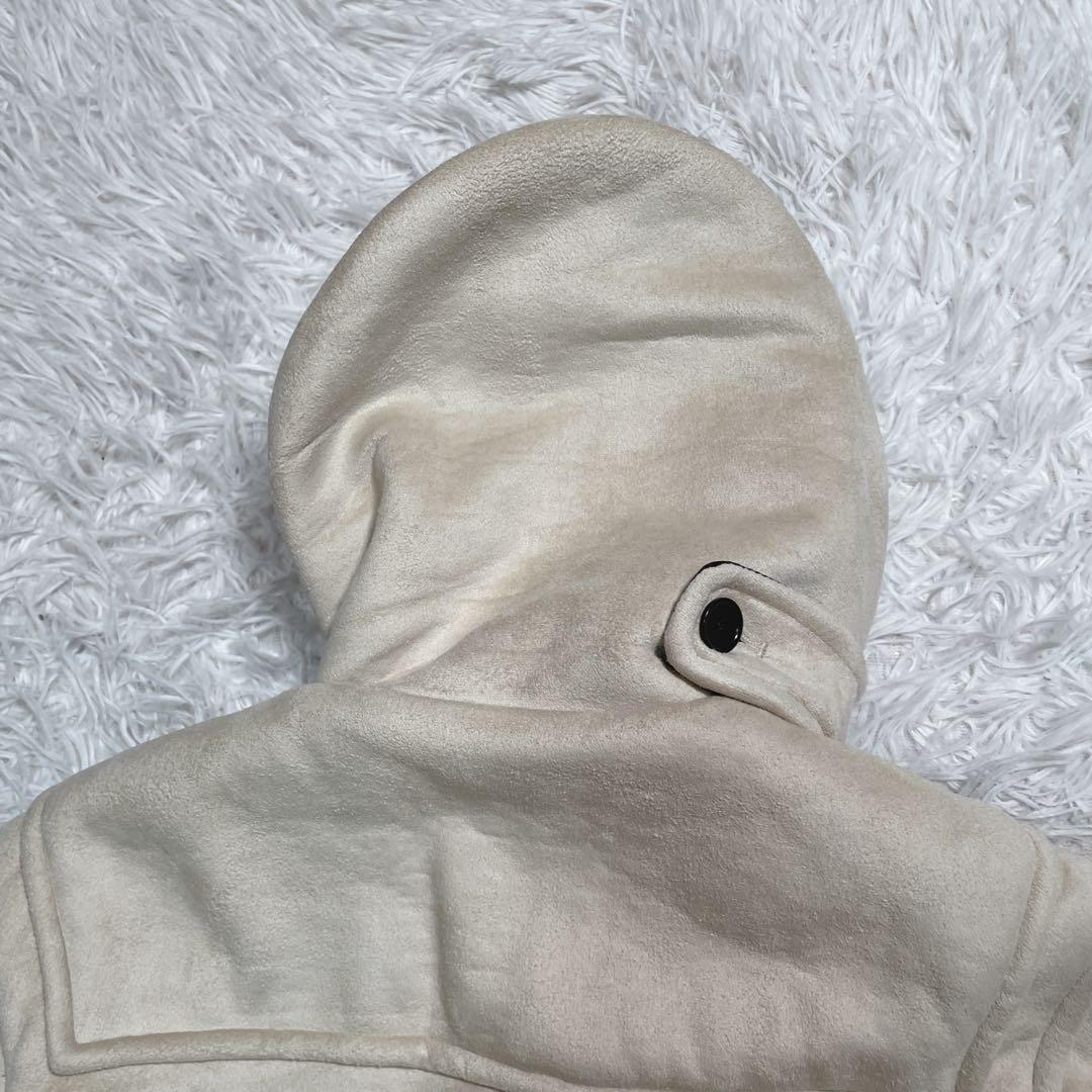 新品　グローバーオール×ナノユニバース　フェイクムートンダッフル　ホワイト　M