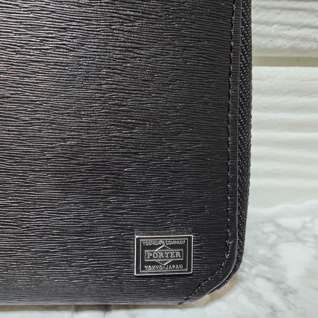 吉田カバン PORTER ブラック レザー L字 長財布