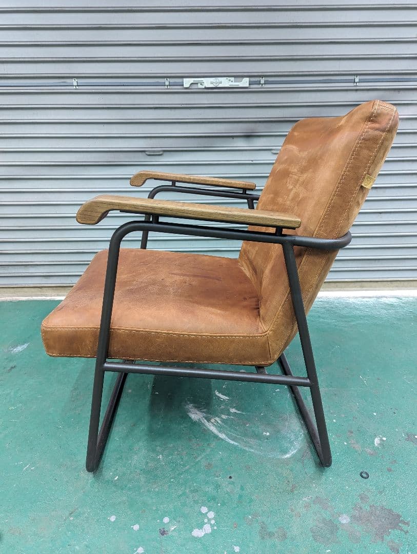 本革 1人掛け ソファー 2脚有〼