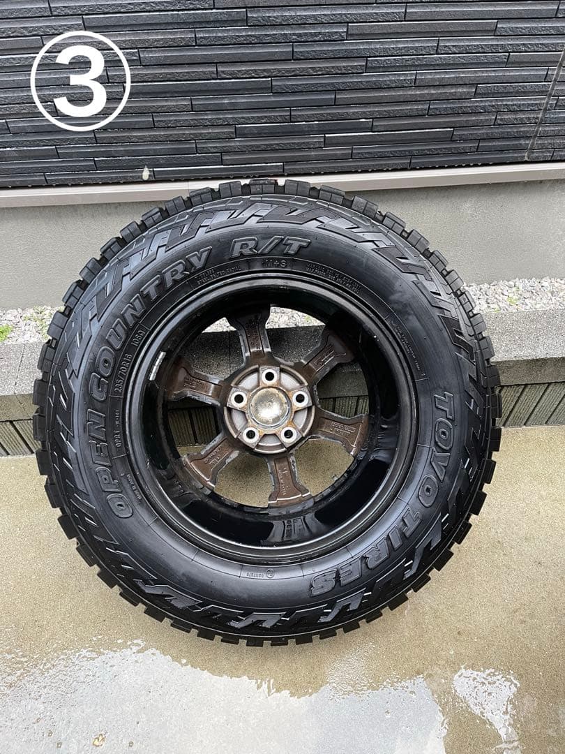 デリカD5 タイヤホイールセット　235/70r16 MK-36