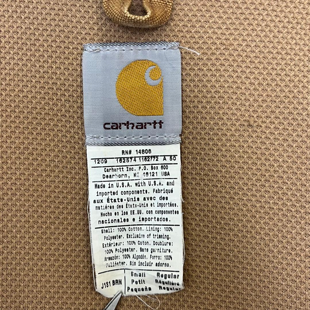 Carhartt アクティブジャケット　USA J131 ブラウン