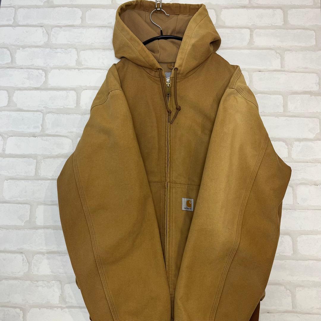 Carhartt アクティブジャケット　USA J131 ブラウン