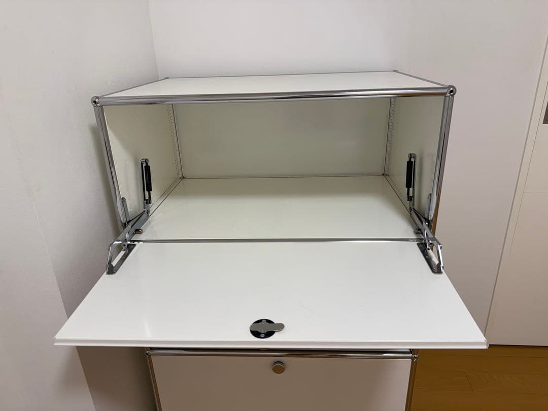 USMハラー　1列3段キャビネット　ピュアホワイト