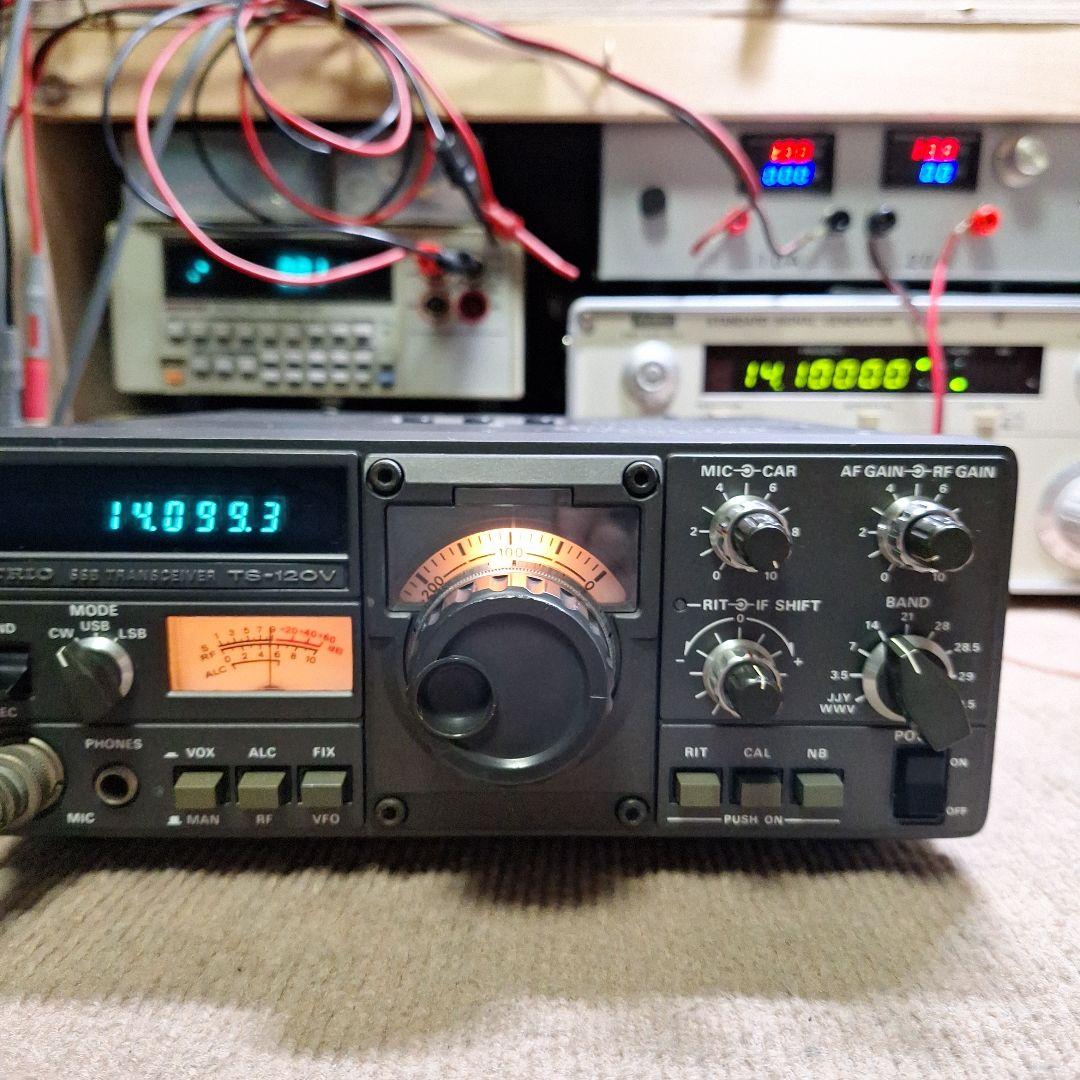 トリオTS-120V HF10W 機+マイクの修理品