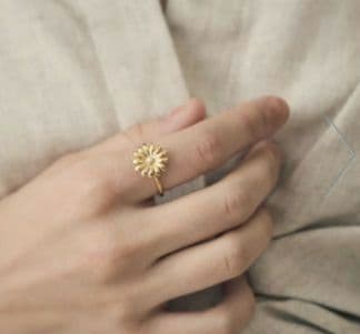 は*ち様 ●ete bijoux 13号 マーガレット パール リング●