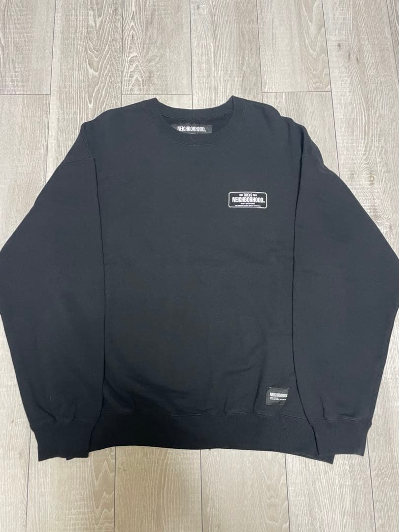 【未使用に近い】2024SS NEIGHBORHOOD ロゴ　スウェット　L