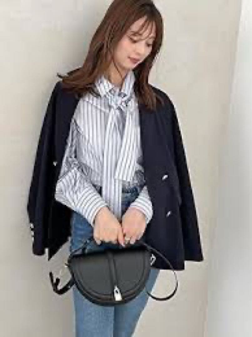 スナイデル　ボウタイシャツ　SAX